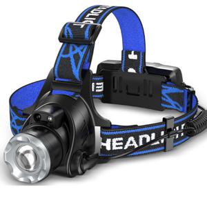 (판매1위) 엘마운틴 충전식 T6 LED 헤드랜턴 등산 캠핑 해루질 경비원 낚시 랜턴 렌턴 해드랜턴 작업등