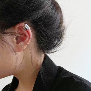 젤루나 심플 플랫 납작 넓은 볼드 귀찌 이어커프 P-523