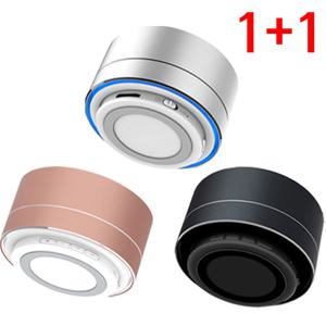 1+1 휴대용 미니 블루투스 스피커 라디오