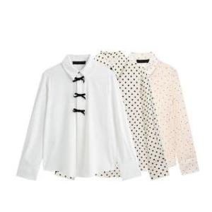 자라 리본 블라우스 카라 셔츠 R820 2136575