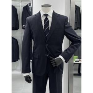 남자 가을  다크네이비 스트레치 기본핏 남자 정장세트