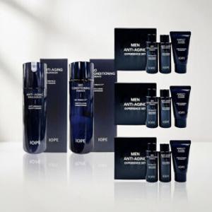 아이오페 단품구성 맨 바이오 안티에이징 에센스145ml+에멀전120ml 2종+맨 안티에이징 3종키트 x3세트 증정