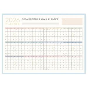 연간 대형 한장 달력 캘린더 포스터 연중행사 스케줄러 벽걸이 계획표 2026년