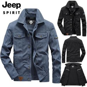 JEEP SPIRIT 남자청자켓 봄가을 캐주얼 베이직 데님 자켓