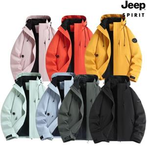 JEEP SPIRIT 아웃도어 재킷 방수 방풍 통기성 좋은 남여공용 봄 가을 야외점퍼