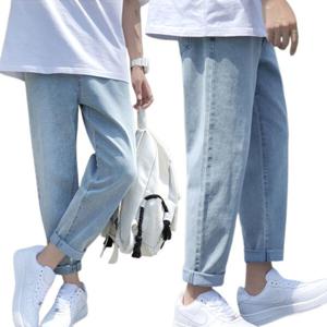 남자 스트레이트 밴딩청바지 일자 청바지