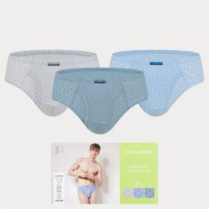 제임스딘 순면 소변구 빅사이즈 남자 맥시 삼각 팬티 3매 세트