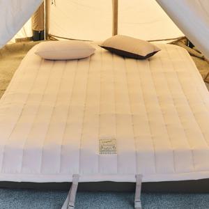 그래핀 발열 차박 패드 캠핑 에어매트 (heavy line)