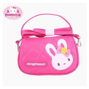 RT 콩지래빗 누빔 핸드백 여아 토끼 가방 장난감
