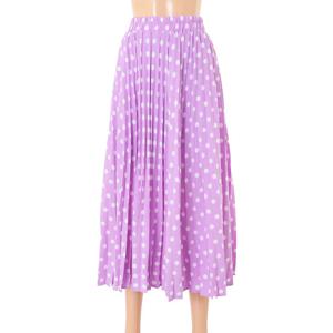 [포커스]도트 프린팅 플리츠 롱 스커트_FM2D7SK0322