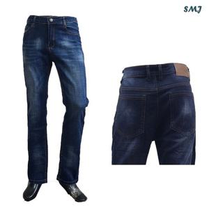 SMJ152 남자 청바지 일자 스판 중년 남성 청바지 봄 여름