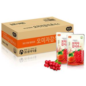 광야 오미자 감식초 믹스 130mlx30팩 파우치음료