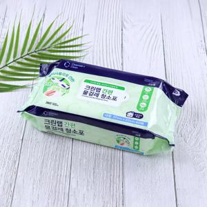 크린랩 간편 물걸레 청소포 대형 40매 / 청소물티슈 일회용