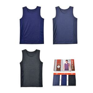 옆라인 줄가라 포인트 남성 런닝 3매입 0002ge