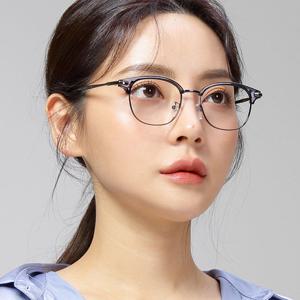 필립아츠 안경테 5045 C334 하금테 사각 빅사이즈 안경