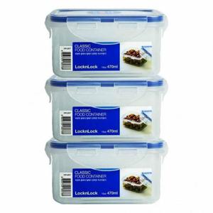 락앤락 클래식 직사각용기 470ml 3개(181525)