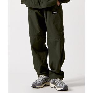 [지프] 와이드 탈부착 카키 바지 팬츠 JP2PTU521