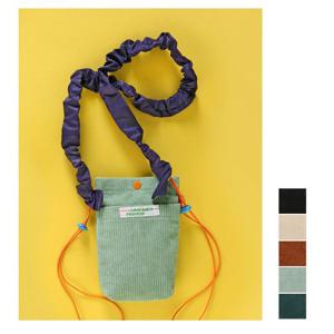 BR61 골덴 미니 여성 크로스백 핸드폰백 곱창끈 토트