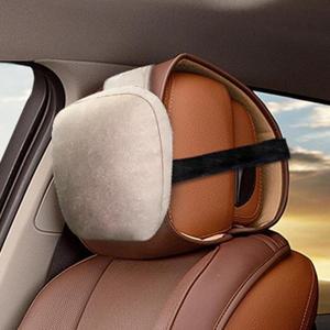 차량용 목쿠션 헤드레스트 목베개 스웨이드 쿠션 목받침