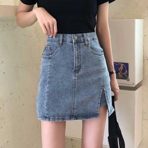 데님스커트 여름 데님 스커트 10대 20대 캐주얼 패션 스타일링
