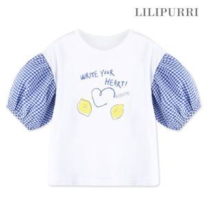 [릴리푸리]릴리푸리 콩콩크롭티셔츠(블루)