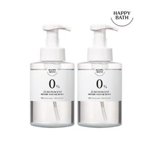 [해피바스]제로퍼센트 저자극 버블핸드워시 500ml 2입