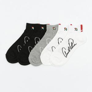 아놀드파마 남자 캐주얼 패션 단목 양말 5족 AP5624