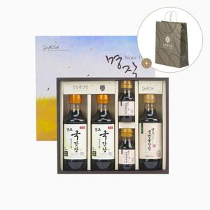 [신앙촌] 땅속발효 3호 양조간장 선물세트 (쇼핑백) s