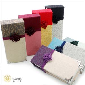 국화매듭 미니수첩(7color)외국인선물/전통공예품/디자인수첩/책갈피/기억노트/암기장