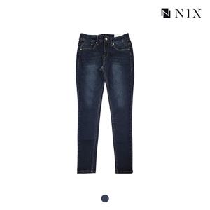 [닉스][닉스]여성 D톤 워싱 부분밴딩 스키니 진_FNMFDDK533M