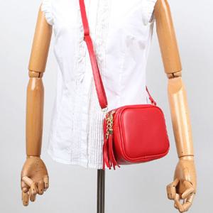 미니크로스백 귀여운 미니 크로스백 데일리 여성 여행 가방 레드