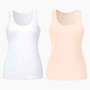 BYC 여성 편한 민소매 나시 인견 쿨 냉감 냉장고 흰 런닝