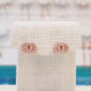 볼라레 세이브존01 우정템 큐빅 더블링 피어싱 귀걸이 SSP570