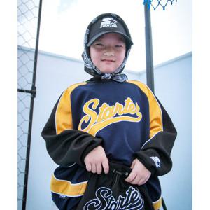 [본사][스타터블랙라벨키즈]웨이브 로고 저지 롱슬리브 (네이비) ST243ILS26_NVY