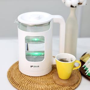 키친아트 전기 포트 커피 내열 강화 유리 보온 KK-1509