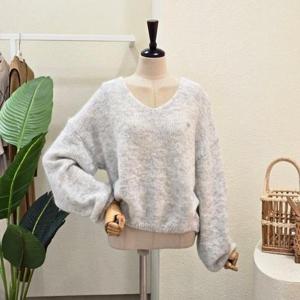 [포커스]FW4K9KT5018_소프트 터치 브이넥 니트