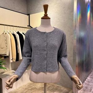 [ab.f.z]AOZ1HY361_단추 크롭 골지 가디건