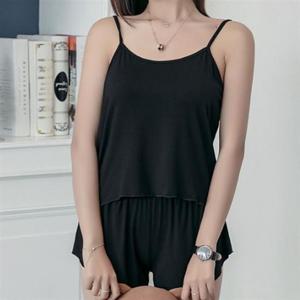 패션 ST910020 반바지 끈나시 잠옷 데일리