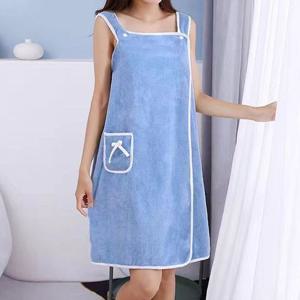 여성 귀여운 샤워가운 타올 집들이 선물 홈웨어 원피