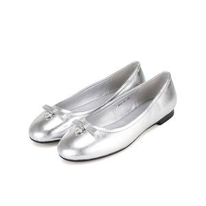 [바바라(슈즈)]양가죽 리본 하트장식 여성 플랫슈즈_BBH146