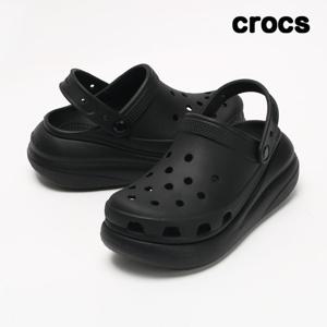 크록스 크러쉬 클로그 성인 샌들 블랙 207521-001