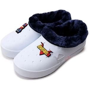 겨울실내화 로보트 태권V 겨울만능실내화 아동 학생 학교털실내화