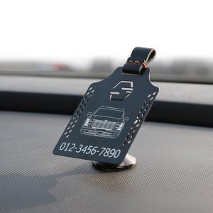 팰리세이드 LX3 타공 주차번호판