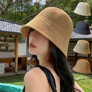 여성 해외여행 동남아여행 벙거지 자외선차단