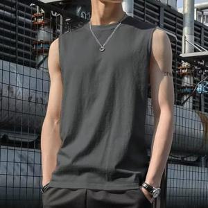 OHS CTWY3208 운동복 캐주얼 남성 민소매 티셔츠