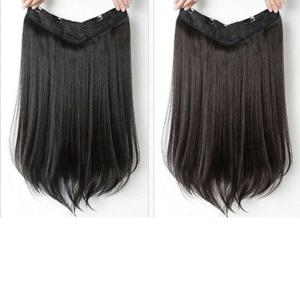 스트레이트 u자 똑딱이 헤어피스 반가발 풍성한 헤어