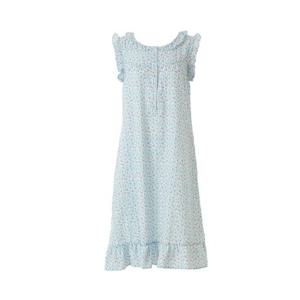 시원한 쿨 지지미 잔꽃나염 원피스잠옷 VGN4534