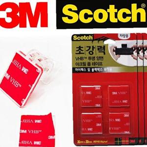 3M 블랙박스 하이패스 초강력 양면테이프 12P 아크릴