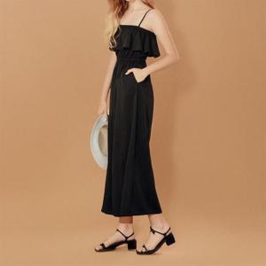 [써니 패션]여성 바캉스 여행 여름 프릴 나시점프수트