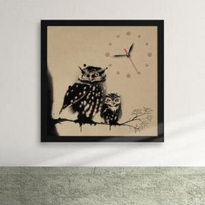 아트박스/꾸밈 ix311-여러가지부엉이액자벽시계